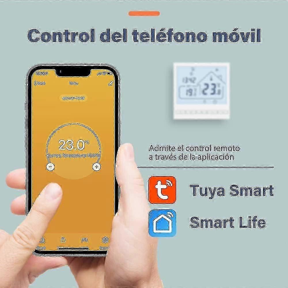 WiFi Smart Heating Thermostat 16A Wall Thermostat Compatible with Alexa Google Home
