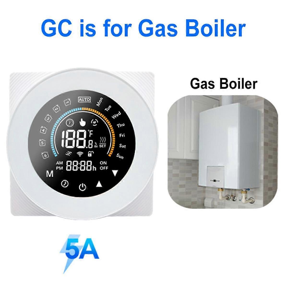 Smart Life WiFi Thermostat Controller for Water Gas Boiler 110V/220V Alexa Google Home