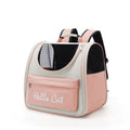 Pet Carrier Backpack Breathable Large ty Cat Travel Bag Pink