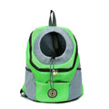 Breathable Mesh Pet Carrier Backpack For Dogs Cats Hiking Travel - Green S