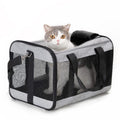 Foldable Breathable Pet Carrier Bag, Portable Shoulder Bag for Small Cat and Dog