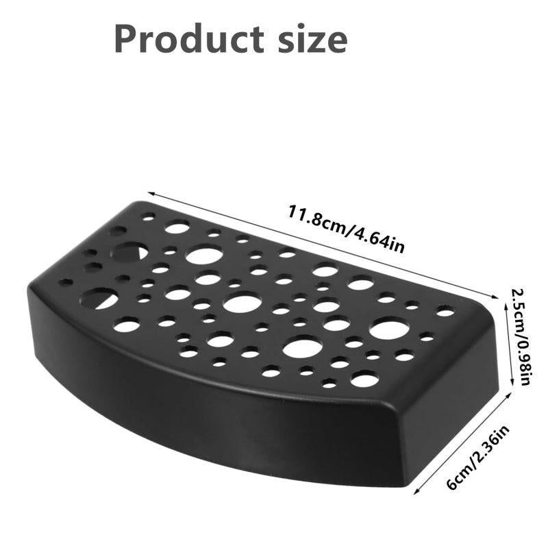 2Pcs ABS Plastic Aquarium Shrimp Cave Hideout Tunnel Small Fish Breeding Shelter Decor Black