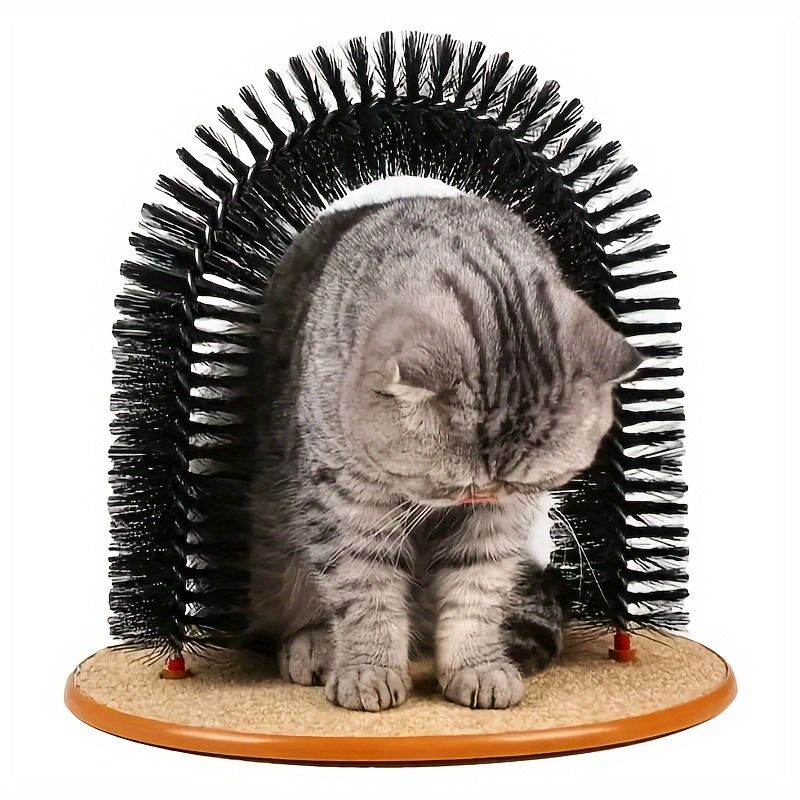 Multifunctional Cat Arch Scratcher, Durable Scratching Post, and Cat Grooming Toy