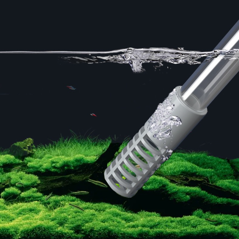 3-in-1 Aquarium Water Change Tool: Sand Cleaning / Waste Removal / Water Change, Siphon Pump - 1.9 m