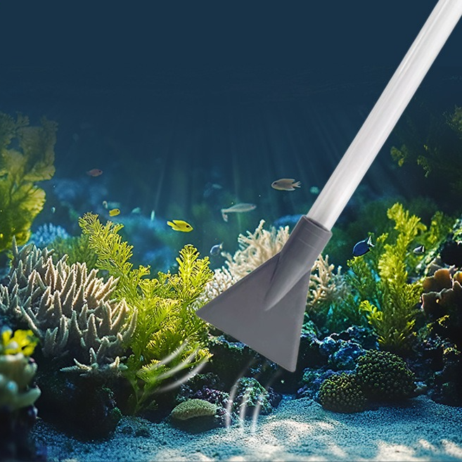3-in-1 Aquarium Water Change Tool: Sand Cleaning / Waste Removal / Water Change, Siphon Pump - 2.2 m