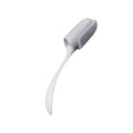 Pet Finger Toothbrush, Soft Silicone Dog and Cat Oral Cleaning Tool with Handle - White