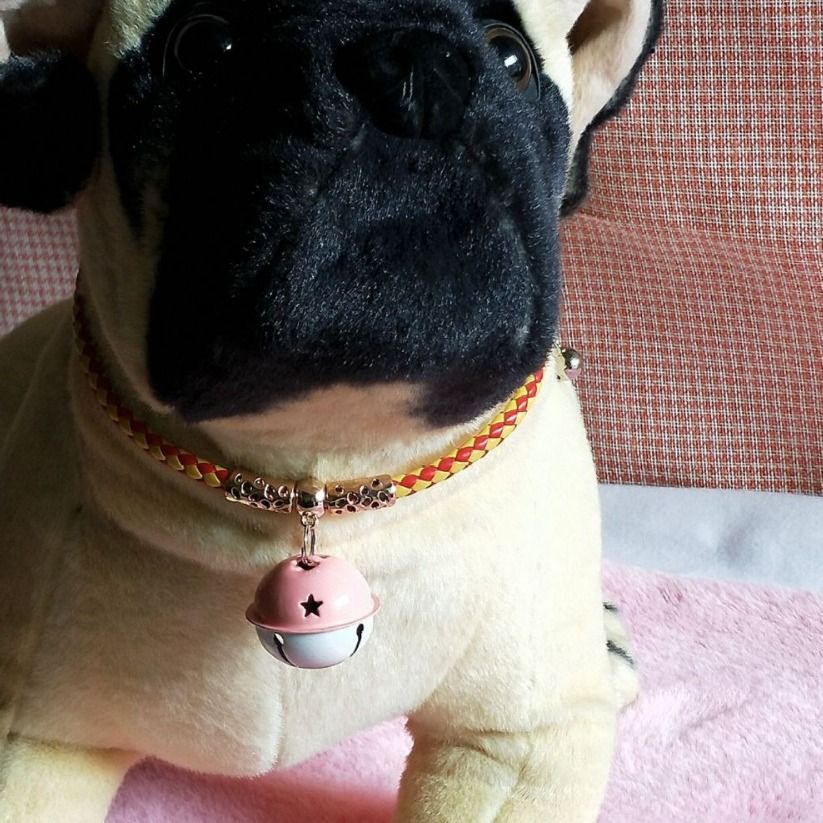 Pet Dog Cat Necklace Cloth Purple G-dog-03
