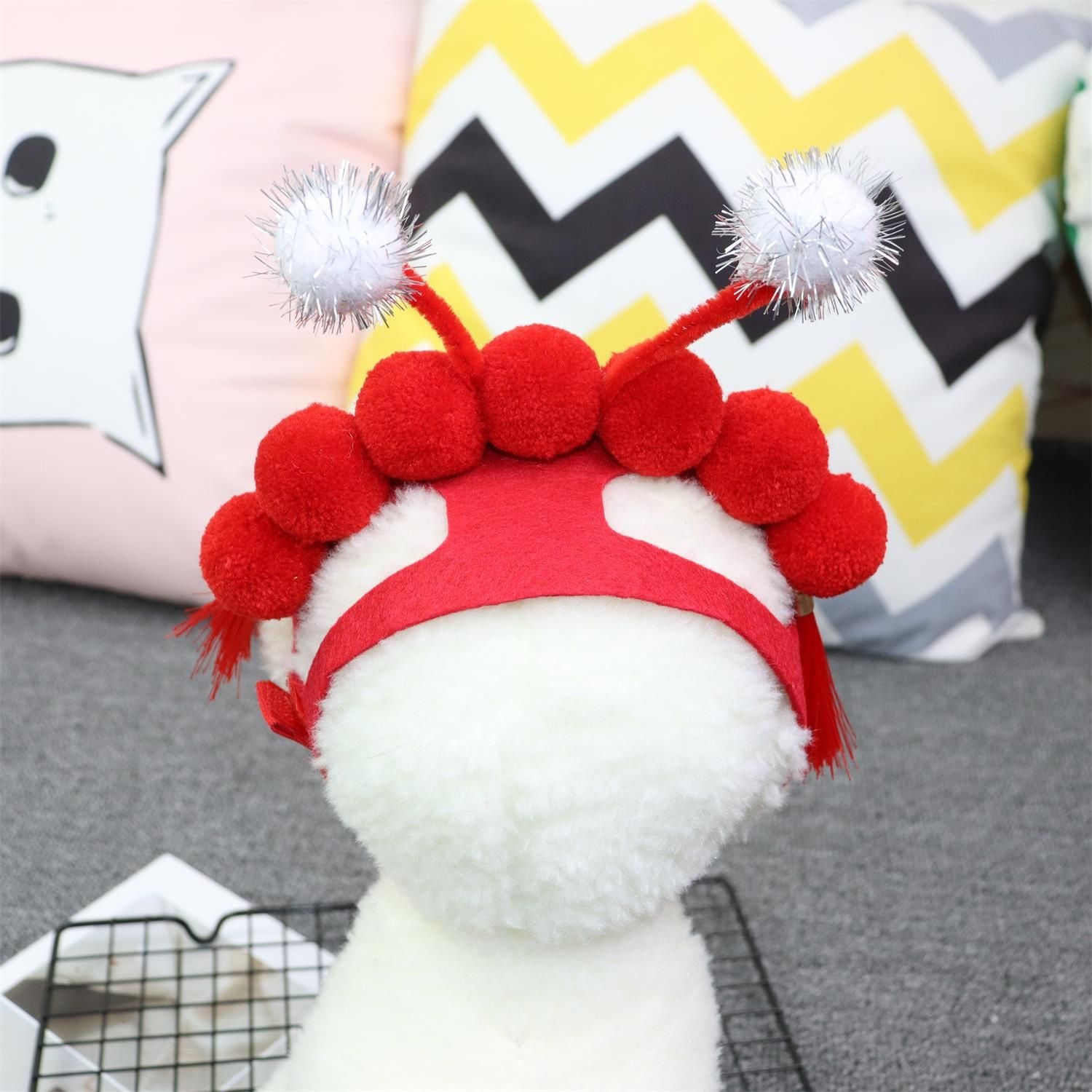 Odd Pet Cat Dog Beijing Opera Hat Non-Woven Fabric