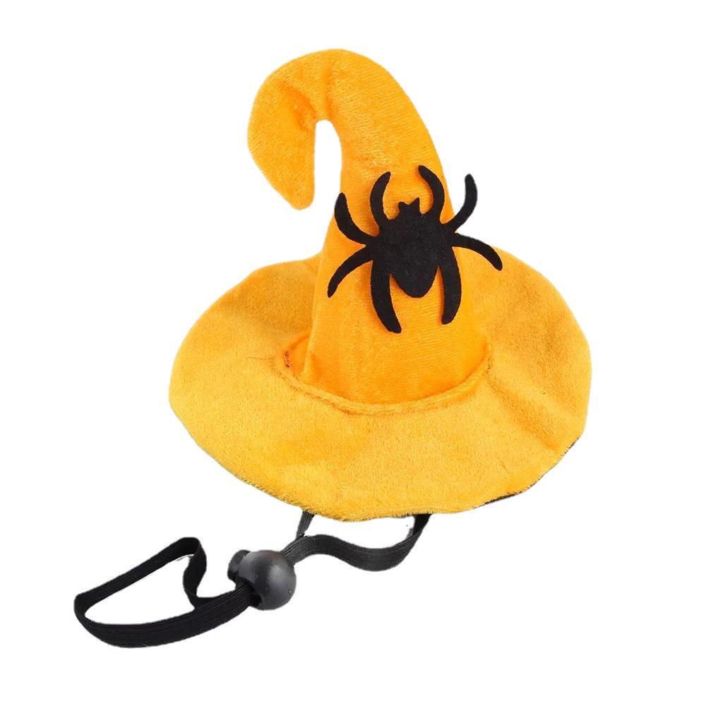 Halloween Dog Cat Hat Scarf Set Beautiful Pet Wool Felt White Lucky Hat All yards