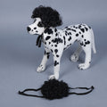 Pet Dog Wig Short Curly Hair Gan's Liangsi NI Black