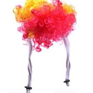 Pet Dog Wig Short Curly Hair Gan's Liangsi NI Purple