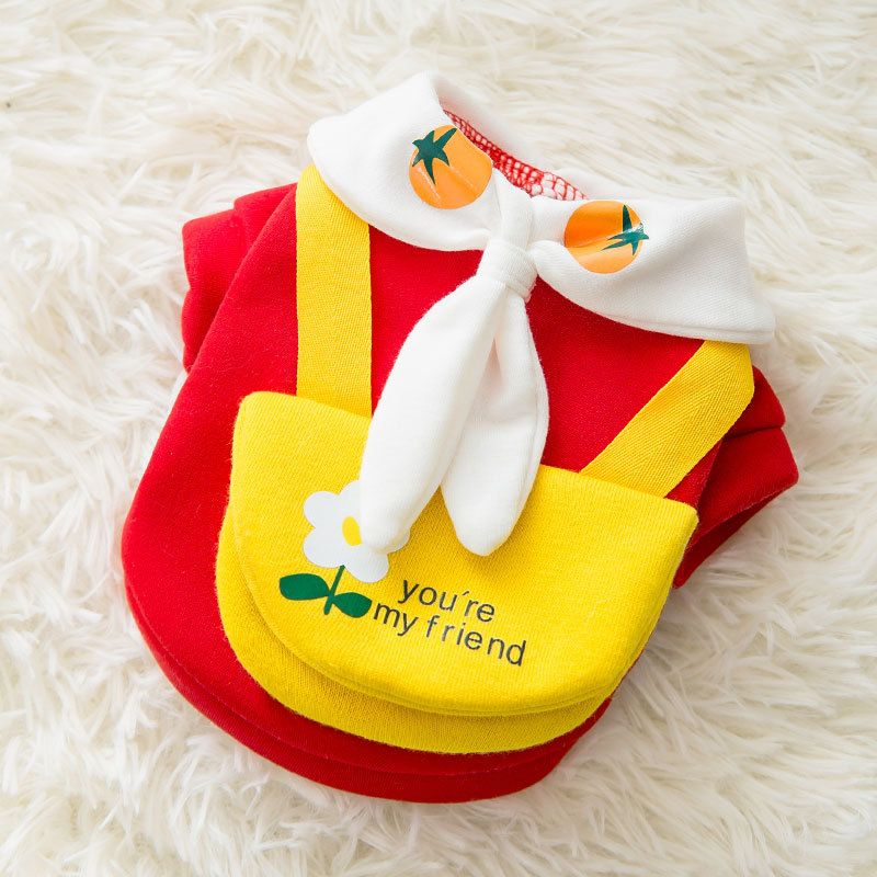 Pet Sweatshirt Beautiful Pet Polyester Fleece Autumn Go to School