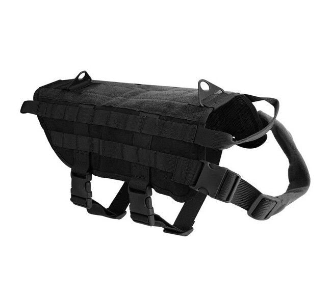 FW Tactical Dog Vest Nylon Pet Clothing Black XL