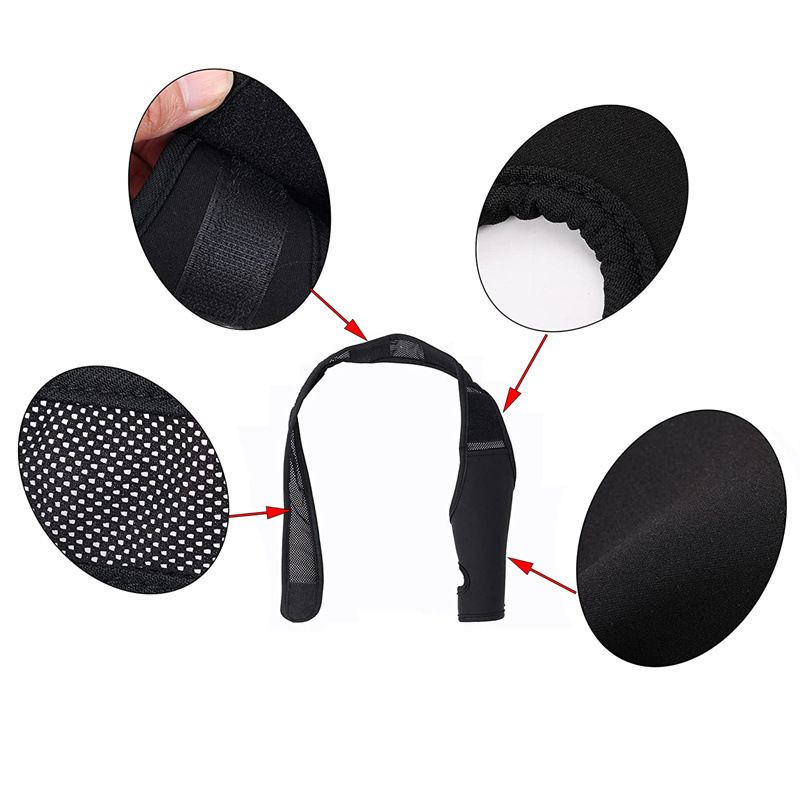 Dog Leg Brace Support Knee Pad Black