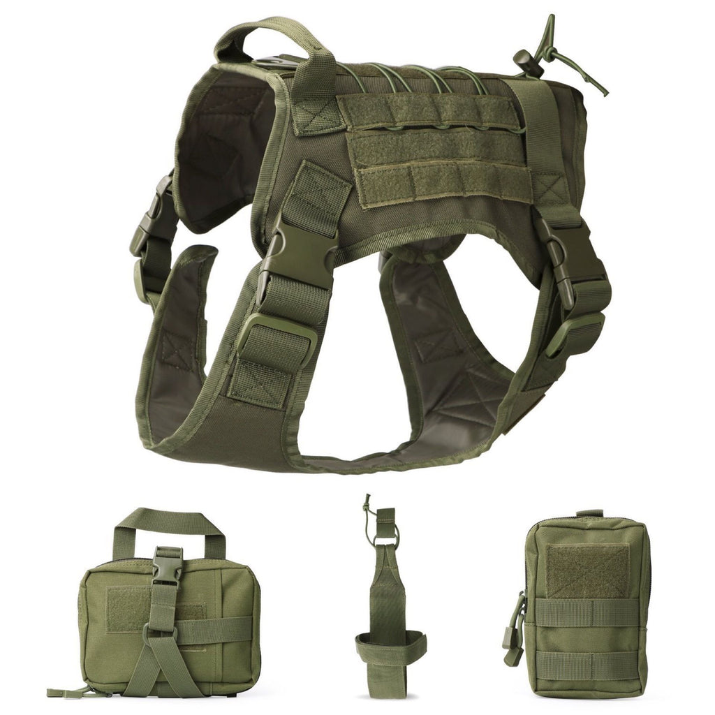 FW Tactical Dog Vest 1000D Nylon Large CP camouflage XL