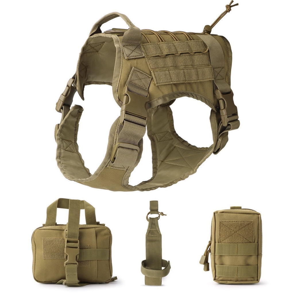 FW Tactical Dog Vest 1000D Nylon Large CP camouflage XL