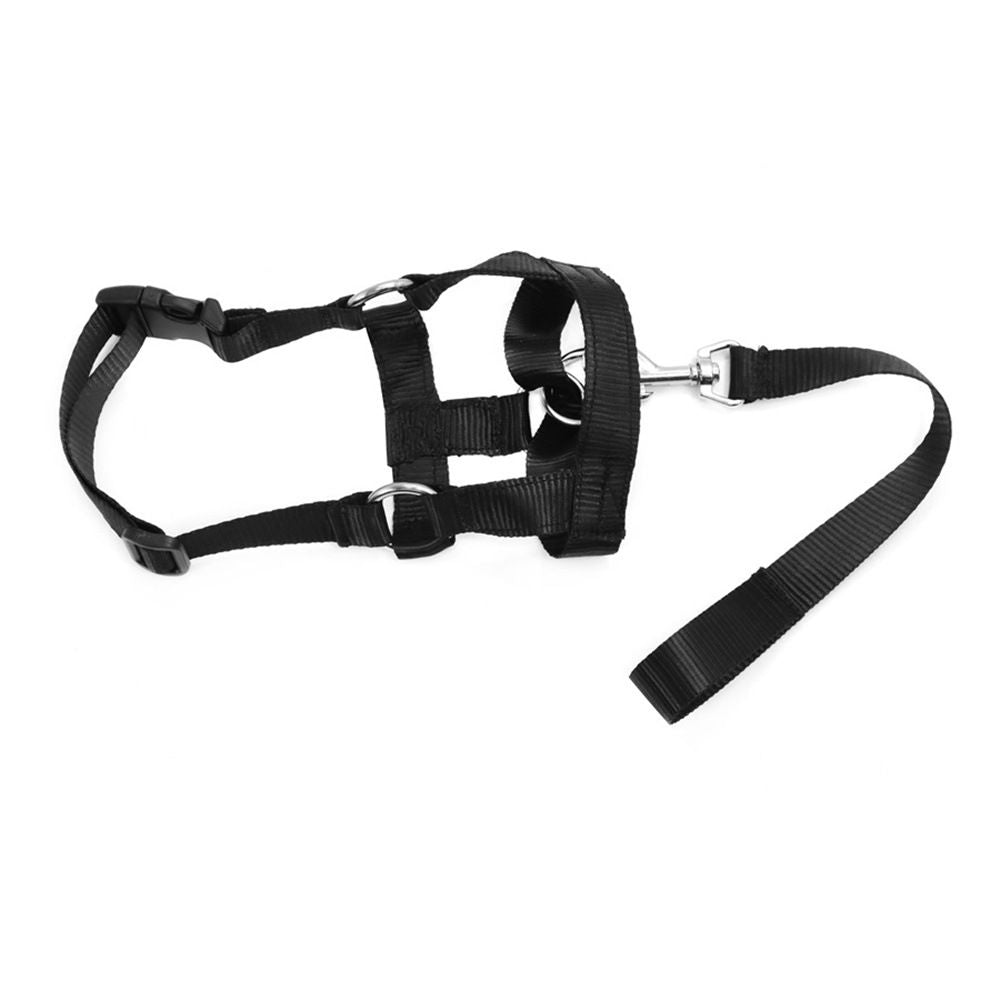 EXMOOR Nylon Dog Muzzle Adjustable Anti Bite. Upgraded reflective-Blue
