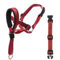 EXMOOR Nylon Dog Muzzle Adjustable Anti Bite. Upgraded reflective-Red S