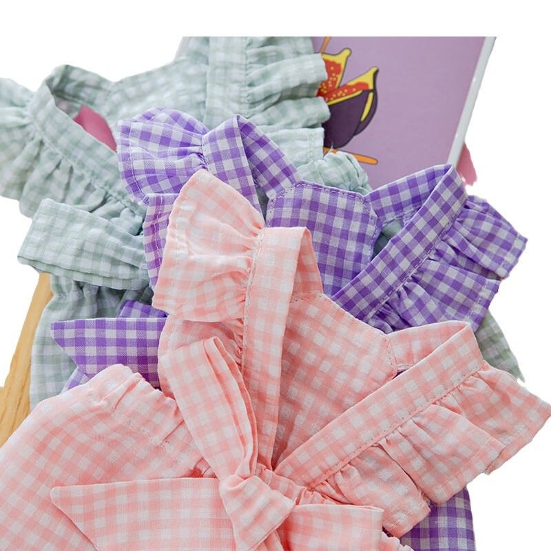 Pet Clothing Polyester Skirt Pretty Pet Yellow pineapple (cloud style random) XS (recommended weight 0.50 kg-1.50 kg