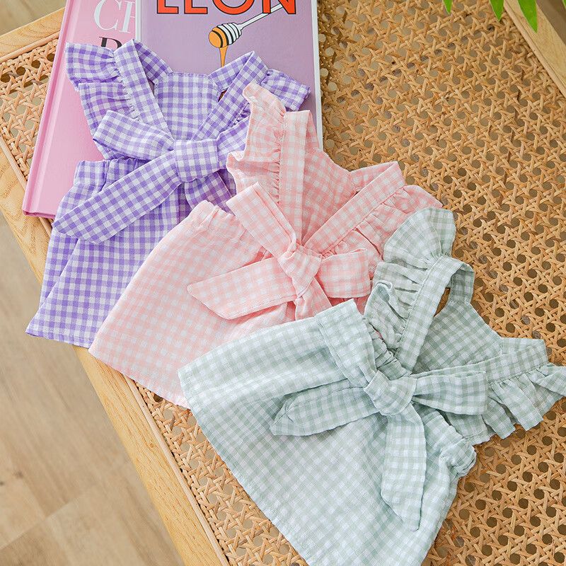 Pet Clothing Polyester Skirt Pretty Pet Pink strawberry cloud style random XS (recommended weight 0.50 kg-1.50 kg