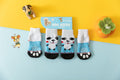 Foot art mouse Pet Socks Cartoon Anti Slip Blue Panda S [recommended foot width is about 3.3] 2.5kg within