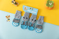 Foot art mouse Pet Socks Cartoon Anti Slip Blue Bear S [recommended foot width is about 3.3] 2.5kg within