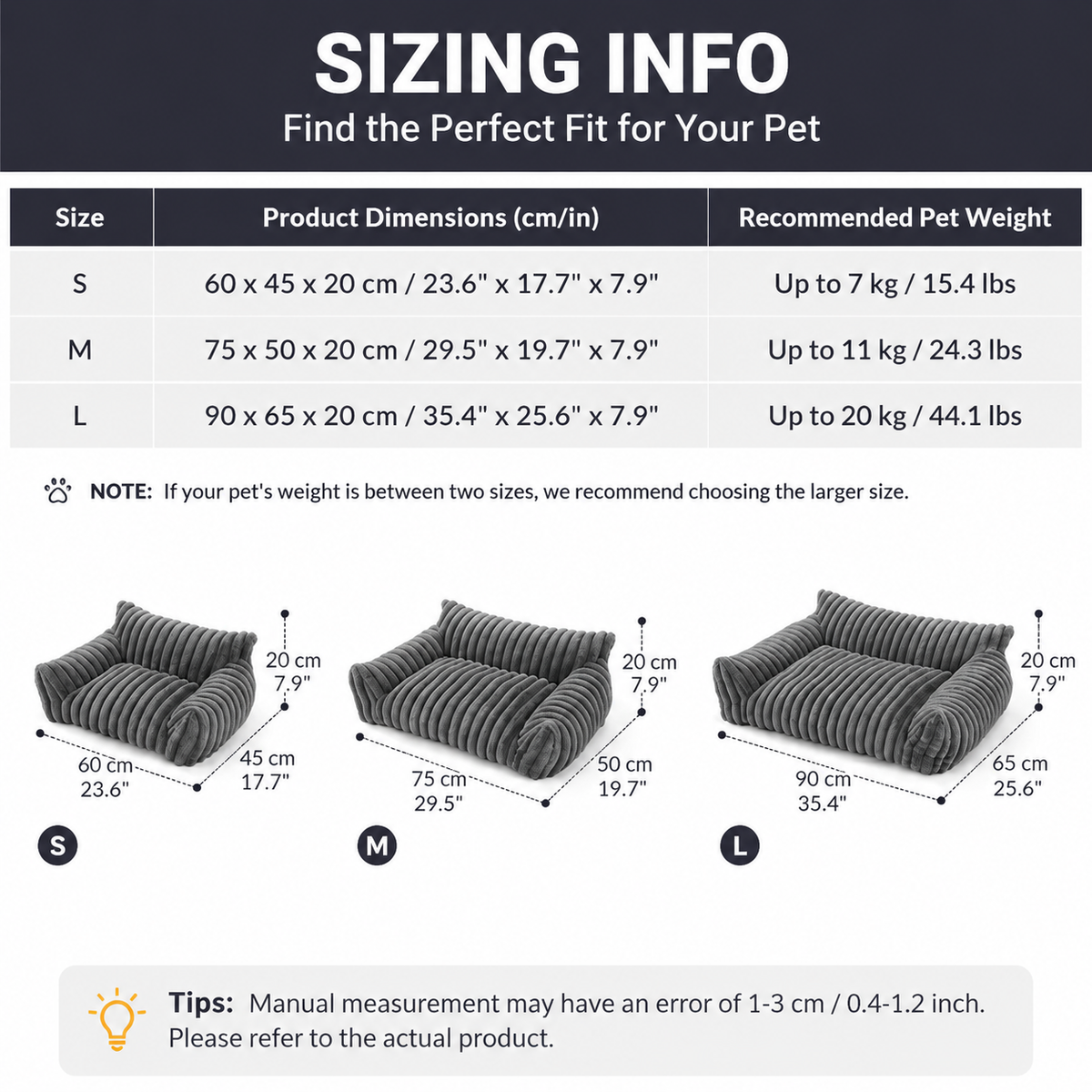 Luxurious Faux Rabbit Fur Plush Pet Sofa Bed with Bolster Sides, Removable Washable Cover and Deep Cushion for Cats and Small Dogs Seeking Ultimate Napping Comfort (XS（50*40*20cm）, Grey)