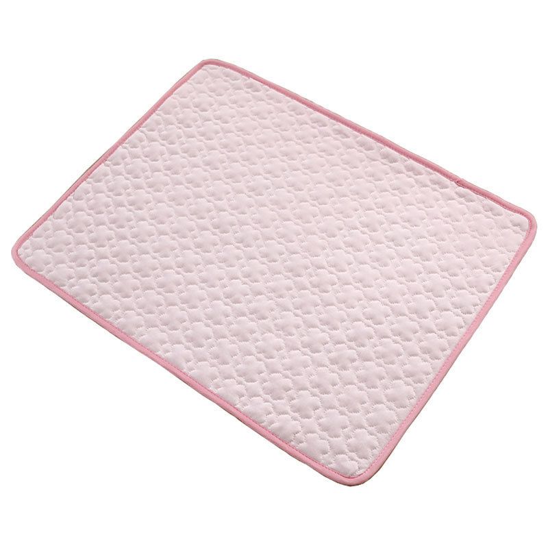 Cooling Pet Mat for Dogs and Cats, Summer Heat Relief Bed Pad with Breathable Mesh and Soothing Gel Layer, Ideal for Sofa Floor Crate Car Seat and Outdoor Use (Blue, S)