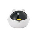 Cute Mini Cat Desktop Trash Can with Lid Small Trash Can Office Plastic Garbage Can for Bathroom Vanity, Desktop, Office