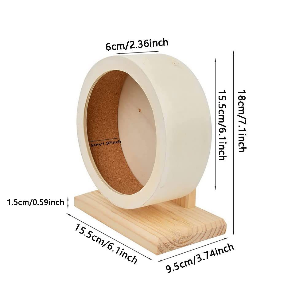 Hamster Exercise Wheel Small Pets Mute Running Spinner Wheel Play Toy for Hamsters Gerbil Mice Guinea Pigs and Other Small Pets