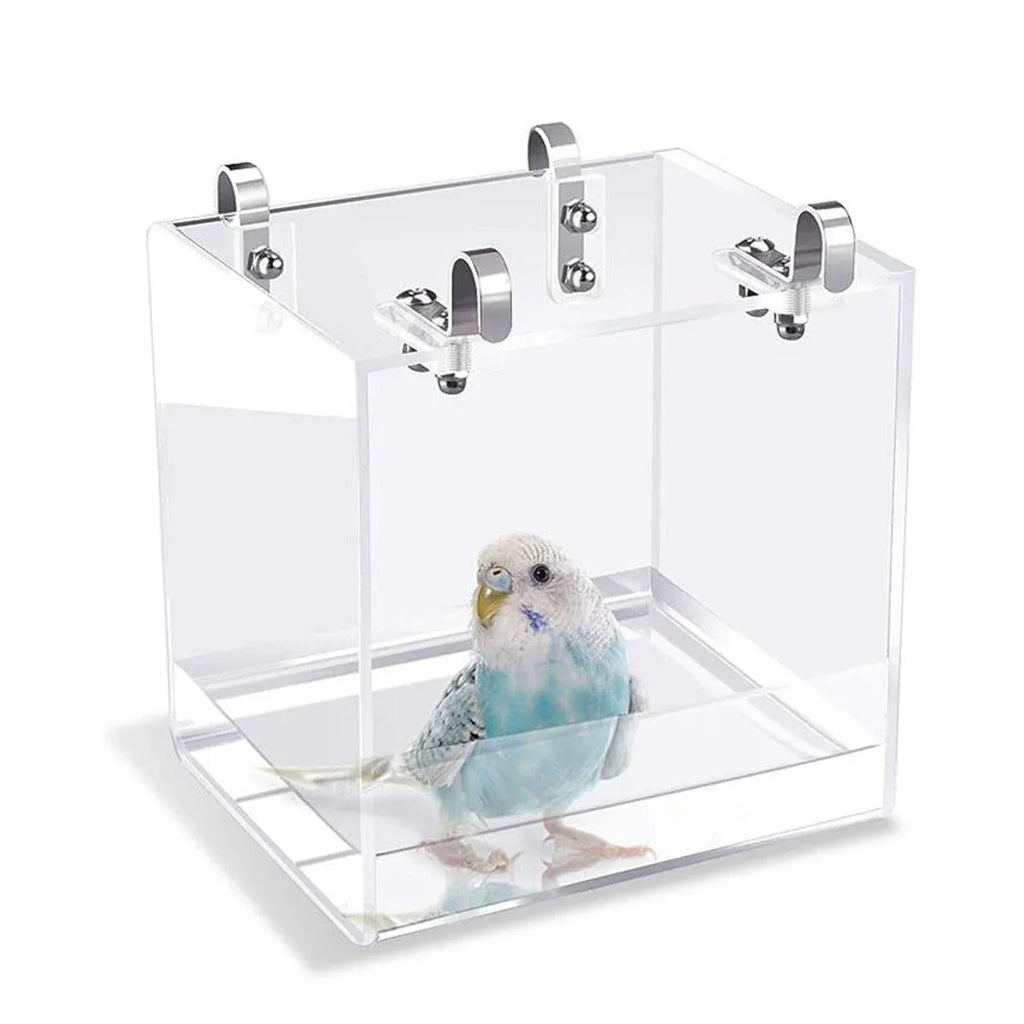 Bird Bathing Box Basin for Birds Outdoor Bathing Pool Bird Shower Basin for Pets