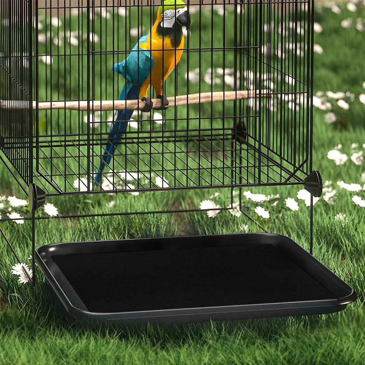 30pcs Disposable Birdcage Liner Pads Pet Cage Liner Bedding for Birds and Parrot