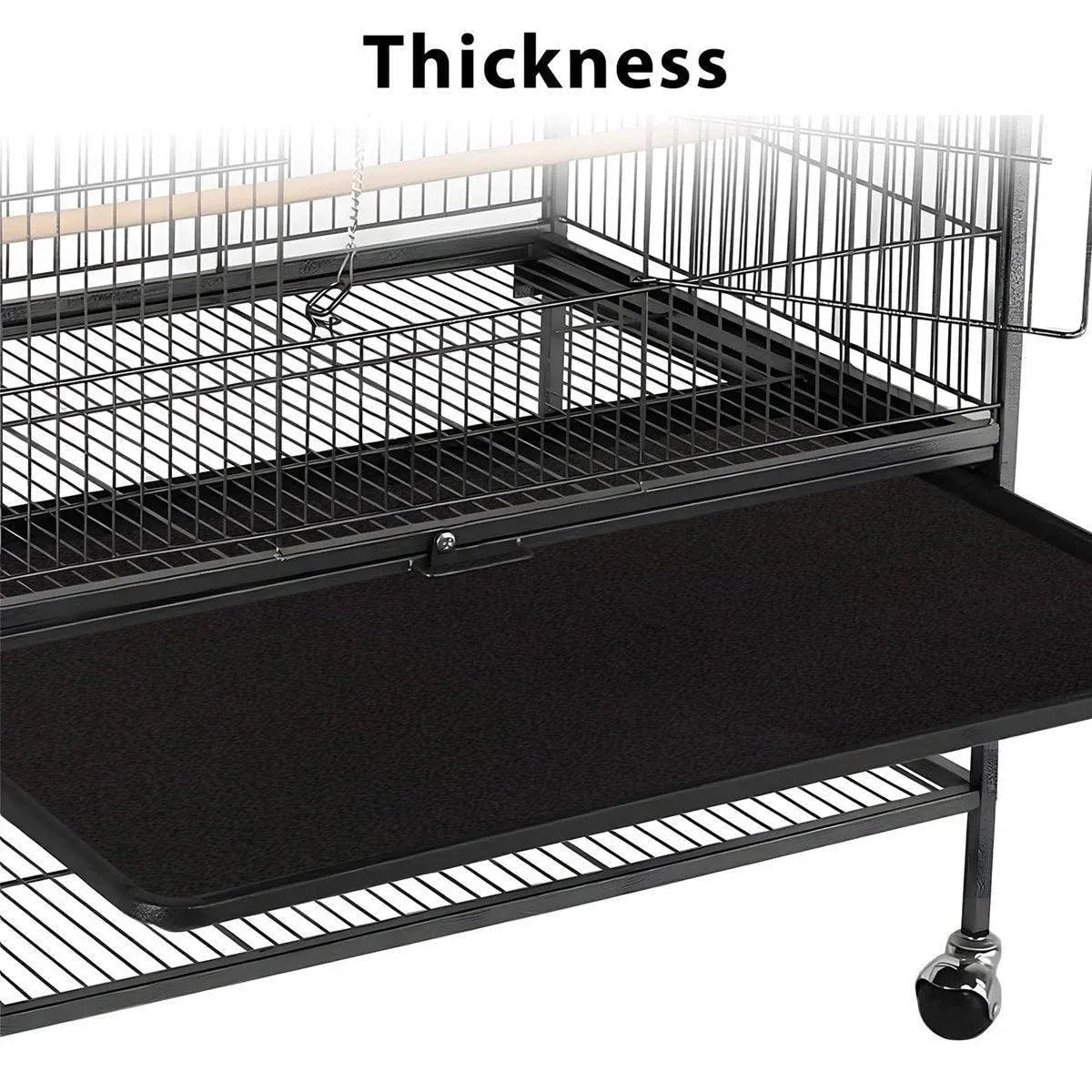 30pcs Disposable Birdcage Liner Pads Pet Cage Liner Bedding for Birds and Parrot