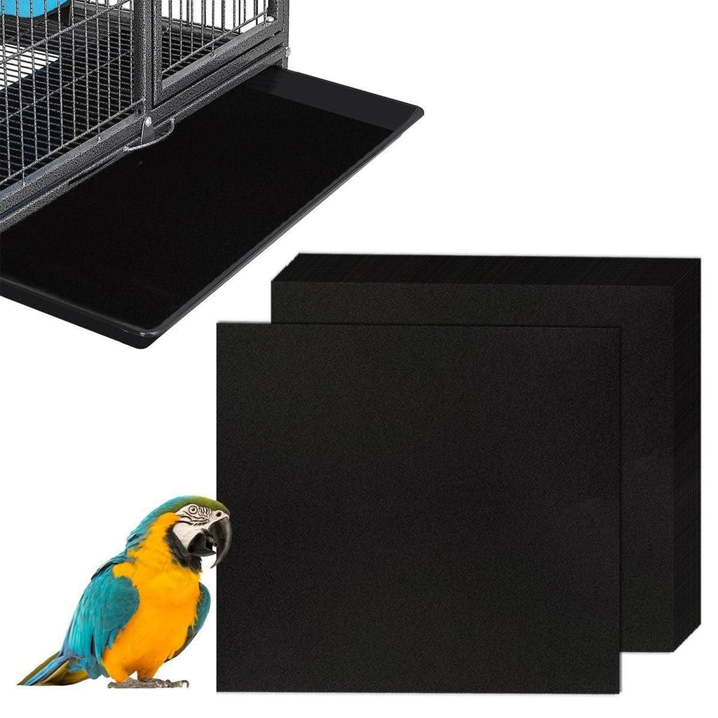 30pcs Disposable Birdcage Liner Pads Pet Cage Liner Bedding for Birds and Parrot