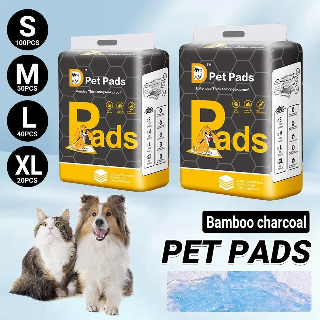 Bamboo Charcoal Deodorant Pet Pads Wholesale for Dogs Cats Fragrant - L-40PCS 60*60cm