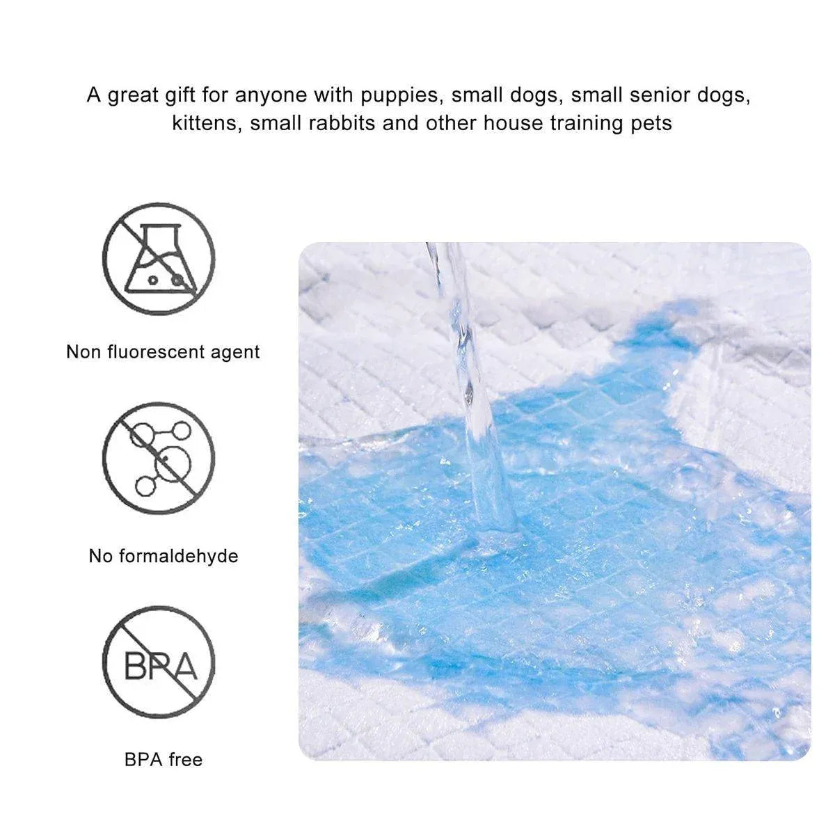 Bamboo Charcoal Deodorant Pet Pads Wholesale for Dogs Cats Fragrant - M-50PCS 45*60cm