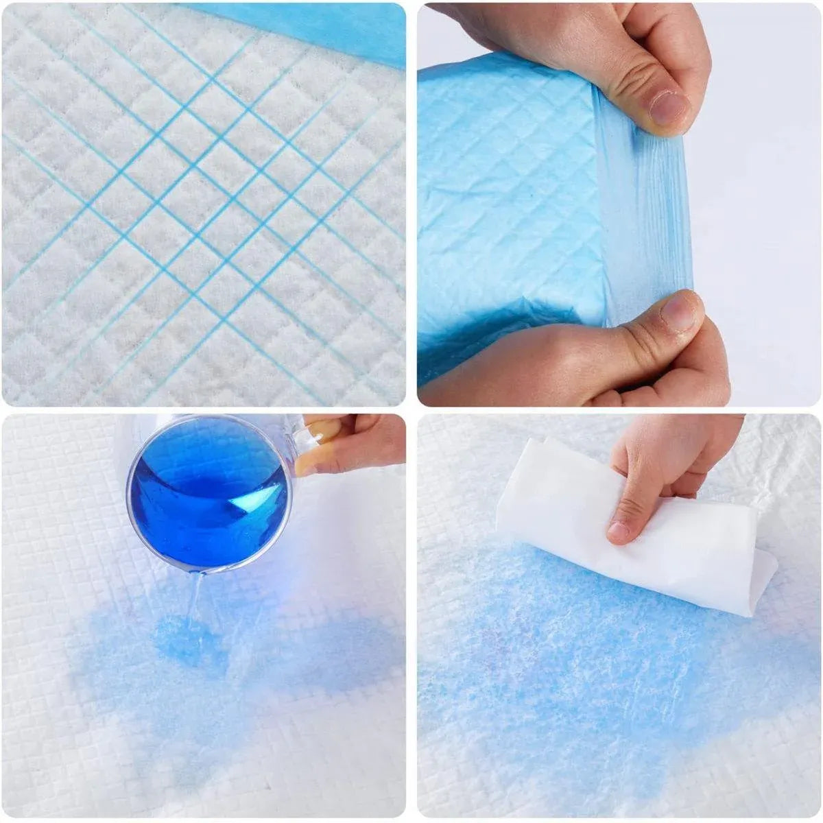 Large Puppy Dog Training Pads Pet Toilet Thickened Pee Pads Mat Indoor Absorbent - M ( 60*45cm) - 50PCS