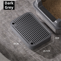 Dark Grey Cat Litter Trapper Step Pedal Mat - DetachableDual Layer Litter Catcher Ramp, Style 1