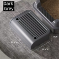 Dark Grey Cat Litter Trapper Step Pedal Mat - DetachableDual Layer Litter Catcher Ramp, Style 2