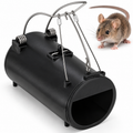 Spring-Loaded Mole Trap Tunnel - 17 x 16 x 9cm Reusable Rodent Trap with Metal Trigger Mechanism, Pest Control Device for Farm, Lawns and Garden Use