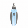 Pet Nail Clippers for Cats and Dogs - Stainless Steel Blade with Safety Guard, Non-Slip ABS TPR Handle, Auto-Return Spring Design for Easy Home Grooming