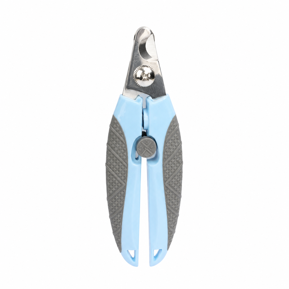 Pet Nail Clippers for Cats and Dogs - Stainless Steel Blade with Safety Guard, Non-Slip ABS TPR Handle, Auto-Return Spring Design for Easy Home Grooming