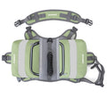 Light Green Dog Backpack Harness for Medium to Large Dogs - Tactical Vest with Saddlebags, Water-Repellent Oxford & Breathable Mesh - Reflective Outdoor Hiking Pack, Adjustable Chest Girth 65-93cm