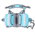 Blue Dog Backpack Harness for Medium to Large Dogs - Tactical Vest with Saddlebags, Water-Repellent Oxford & Breathable Mesh - Reflective Outdoor Hiking Pack, Adjustable Chest Girth 65-93cm