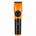 Orange Rechargeable Pet Hair Clippers – Cordless Dog & Cat Grooming Trimmer with Adjustable Cutting Length, Guide Combs, USB Charging & Grooming Accessories
